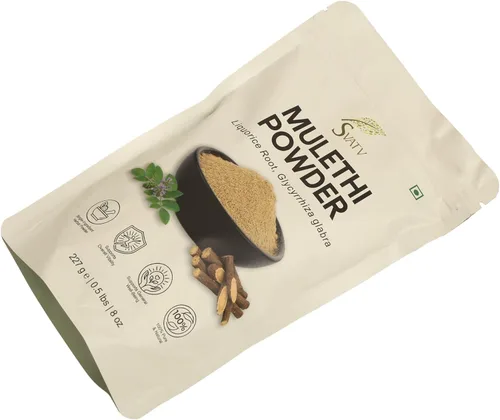 Miniatura 6 de Polvo de regaliz Glycyrrhiza puro Mulethi Yashtimadhu - Tamaño - 8.01 oz de media libra