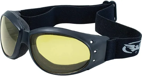 Miniatura 10 de Global Vision Eliminator Gafas Acolchadas para Motocicleta de Dirt Bike para Hombres y Mujeres (Marco Negro/Lente Ahumado)