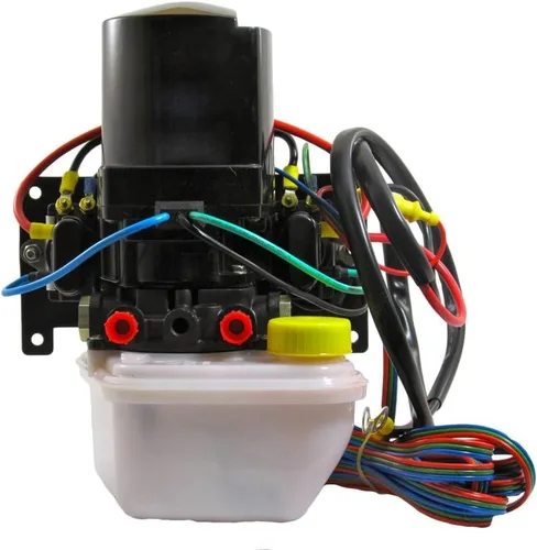 Miniatura 2 de RAREELECTRICAL Montaje en casco inclinable Motor bomba depósito conjunto compatible con Mercruiser Alpha One Gen Ii Bravo One Two Three 12V Oildyne