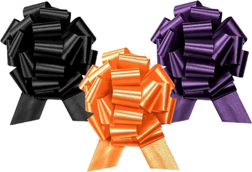 Miniatura 9 de PMU Lazos de cuerda para tirar – Lazos de regalo para bodas, cumpleaños y aniversarios – Lazos de cinta para flores y decoración de cestas – Lazo