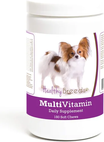 Miniatura 65 de Healthy Breeds Bulldog francés multivitamínico suave masticable para perros 180