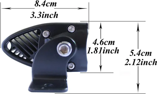Miniatura 3 de Barra LED curvada de 25 pulgadas de 120 W de 120 W para camiones de radio 4x4 GOG, camiones, UTV SUV, 4x4, Polaris Razor 1000 tractor Marine Raptor