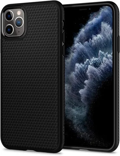 Miniatura 55 de Spigen Liquid Air - Funda diseñada para iPhone 13 (2021), color negro mate