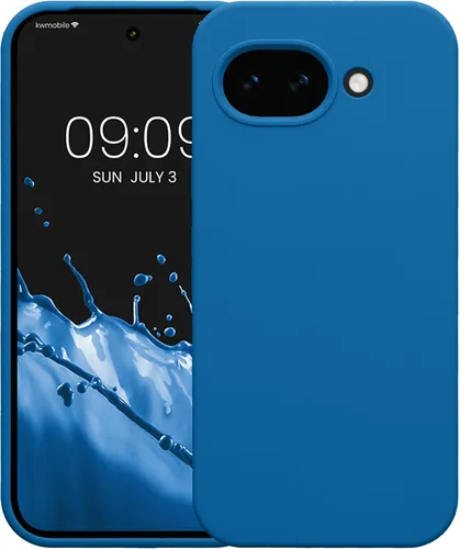 Miniatura 591 de kwmobile Funda Compatible con Google Pixel 6 Pro - Funda de teléfono de silicona TPU con acabado suave - Azul Arrecife
