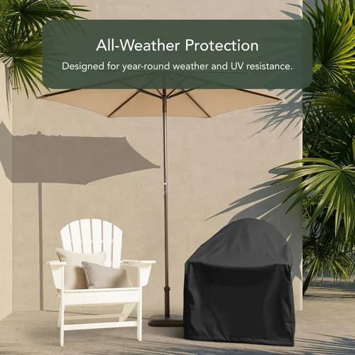 Miniatura 3 de Covermates Adirondack - Funda para silla, poliéster resistente, resistente a la intemperie, dobladillo con cordón, fundas para asientos y silla, 29