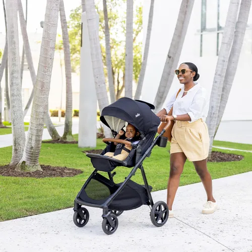 Miniatura 9 de Joie Ginger 4 en 1 convertible Pramette y cochecito, asiento ajustable en altura, suspensión en todas las ruedas, almacenamiento extra – para recién
