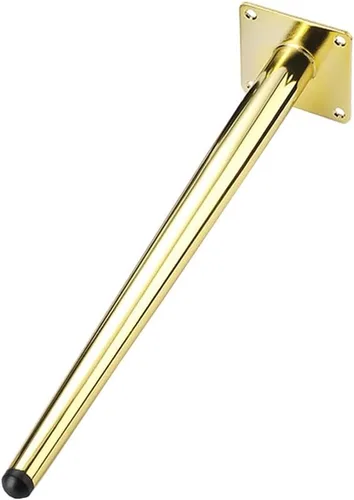 Miniatura 6 de Osring Patas de muebles de 16 pulgadas, patas redondas de metal cónico dorado para mesa, muebles inclinados para gabinete, accesorios para mesa