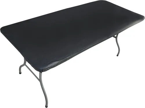 Miniatura 18 de TopTableCloth Mantel de vinilo de plástico con reverso de franela, 2 unidades, 6 pies, 72 x 30 pulgadas, mantel a cuadros rojos y blancos, esquina