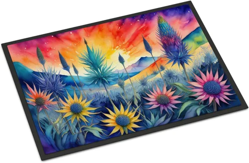 Miniatura 10 de Caroline's Treasures DAC1455MAT - Felpudo de la reina de la noche con diseño de cactus en color de 18 x 27 pulgadas, tapete para puerta delantera