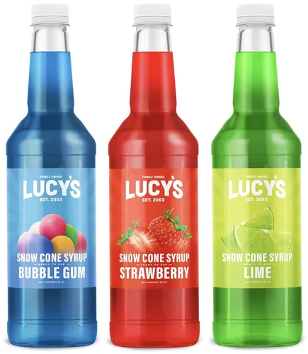 Miniatura 8 de Lucy's Family Owned Shaved Ice - Jarabes de cono de nieve, sangre de tigre, cerveza de raíz, crema de naranja, botellas de jarabe de 32 onzas