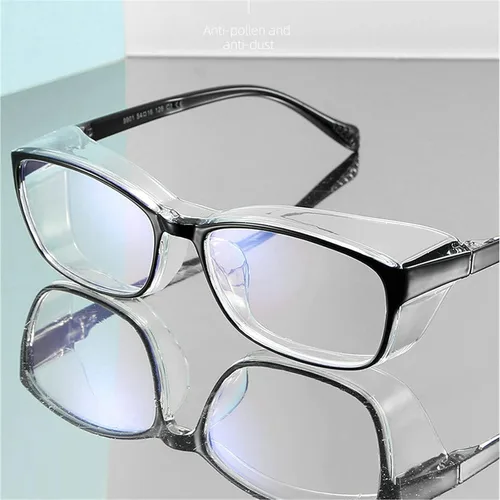 Miniatura 3 de Gafas de seguridad anti-niebla arañazos marco claro, 2021 nuevo TR90 gafas de bloqueo de luz azul