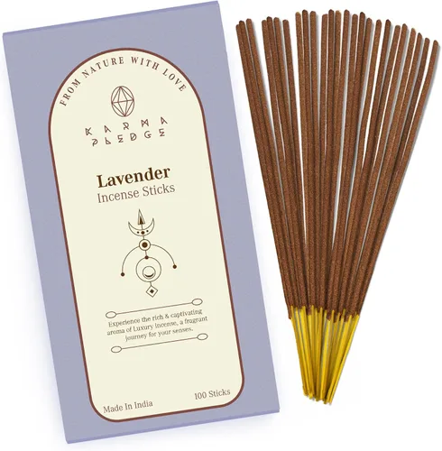 Miniatura 31 de Bakhoor - Varitas de incienso orgánicas sumergidas a mano, 100 varillas con hierbas naturales e ingredientes aromáticos, tiempo de combustión de 45