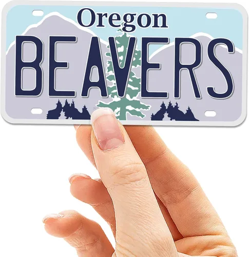 Miniatura 10 de Oregon - Calcomanías para placa de matrícula, elige tu o ciudad, calcomanía para parachoques del noroeste del Pacífico para Hydroflask (Portland)