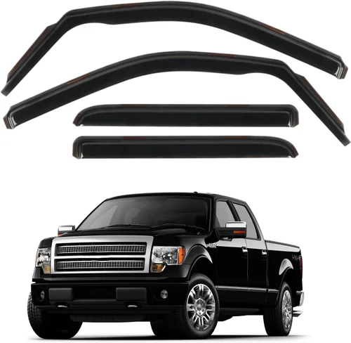 Miniatura 18 de Protectores de lluvia in Channel para Jeep Grand Cherokee L 2021, 2022, 2023, 2024, 2025 2026, deflectores de viento laterales duraderos, viseras