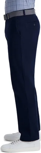Miniatura 3 de HAGGAR Pantalón casual de sarga de ajuste recto para hombre