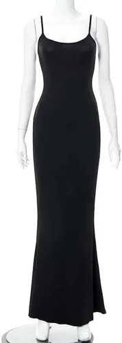 Miniatura 6 de AnotherChill Women's Casual Lounge Slip Long Dress Sexy Sleeveless Backless Bodycon Maxi Dresses 2023 Summer Slim Elegant