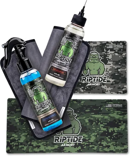 Miniatura 2 de Riptide Armory Advanced Complete Gun Cleaning Kit - Cleans, Lubes, Protects Targeted Long-Lasting Formula - Nano Coat Technology - Veteran Owned &