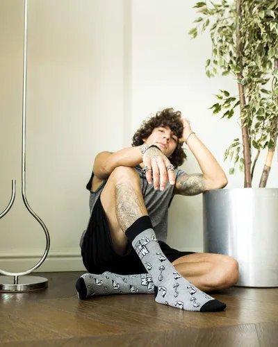 Miniatura 6 de socks n socks - 5 pares de calcetines de algodón coloridos de lujo para hombre caja de regalo Multi