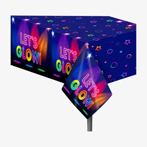 Miniatura 51 de 1 paquete de mantel de plástico con diseño de bandera americana del 4 de julio para fiesta, 54 x 87 pulgadas de largo, mantel rectangular para bufé