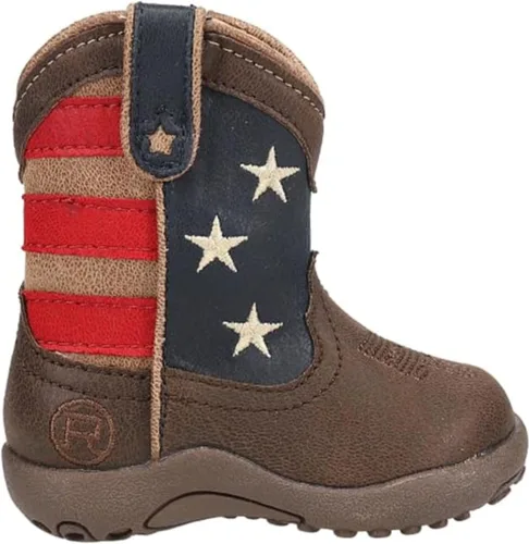 Miniatura 3 de ROPER Bota Western Patriot Americana para bebé niña