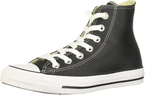 Zapatillas de tacón unisex de estilo clásico y color y resistentes, de la marca Converse Chuck Taylor All-Star High-Top, Negro, 12 M US mujer 10 M