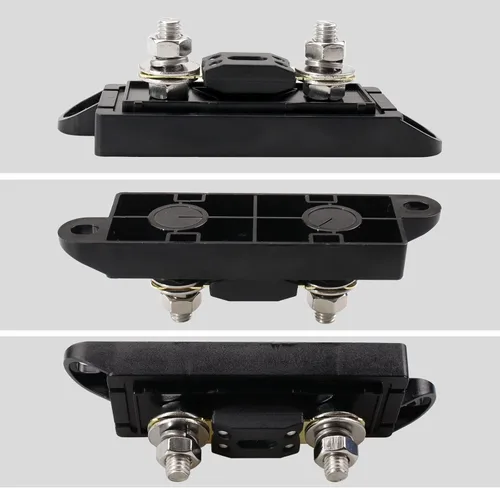 Miniatura 6 de Portafusibles MEGA/AMG de 1 vía 250A, fusible atornillado M8 5/16 pulgadas (paquete de 2 fusibles de 250 A + portafusibles de 1 vía)