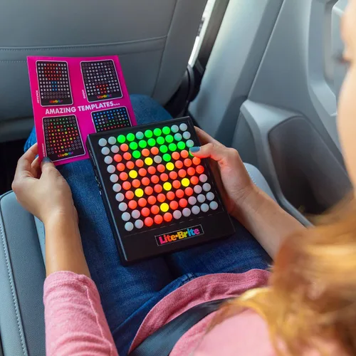 Miniatura 6 de Lite-Brite Touch - Crea, Juega y Anima - Juguete Portátil de Aprendizaje Sensorial STEM Iluminado, Juguete Creativo STEM de Arte para Niñas, Niños