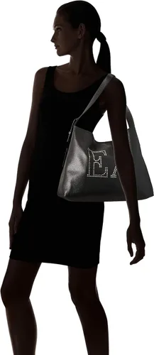 Miniatura 6 de Emporio Armani - Bolso de piel con logotipo de EA