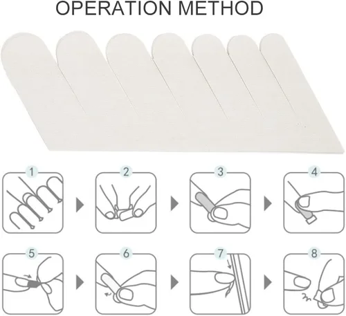 Miniatura 6 de Envoltura de seda para uñas, envoltura de seda para uñas, envoltura de seda adhesiva para uñas, calcomanías protectoras de uñas de gel UV