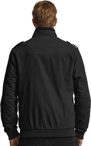 Miniatura 4 de Wantdo Chamarra rompevientos para hombre con cuello de algodón para hombre.