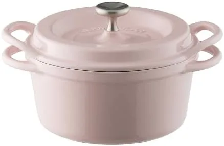 Miniatura 24 de Olla para Horno Holandés Vermicular Olla de Hierro Fundido Esmaltada No Tóxica 18 cm (1.8 Qt) Apto para Horno Compatible con Inducción