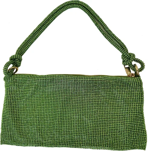 Miniatura 5 de Bolso de noche brillante con diamantes de imitación para mujer, bolso de mano plateado, bolso Hobo para fiesta, baile de graduación, boda