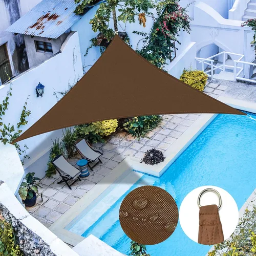 Miniatura 26 de RICHIE Toldo rectangular mejorado de 12 x 16 pies, resistente al agua y bloquea los rayos UV, para patio al aire libre, césped, playa, jardín, Beige
