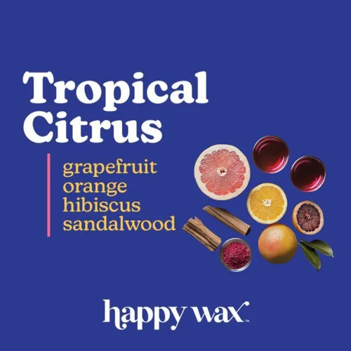 Miniatura 2 de Happy Wax Cera de oso perfumada tropical cítrica – Natural fuerte perfumada infusión de verano con aceites esenciales – No tóxica y segura