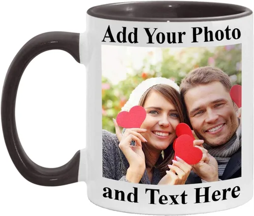 Miniatura 10 de Tazas de café personalizadas, tazas de café personalizadas, taza de café personalizada, tazas personalizadas, tazas personalizadas (Acent 11 oz_Blue)