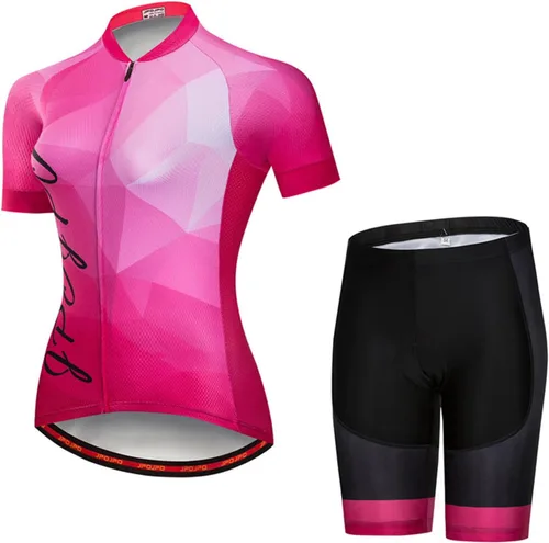 Miniatura 109 de Hotlion Conjuntos de camisetas de ciclismo para mujer, ropa de ciclismo de verano, trajes de bicicleta de carretera, ropa de ciclismo de manga corta