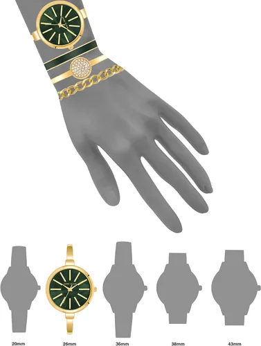 Miniatura 4 de Anne Klein Women's Bangle Watch and Bracelet Set