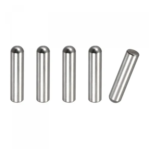 Miniatura 7 de uxcell Pasadores de clavija de 0.197 x 1.969 in, 5 piezas de acero inoxidable 304 de cabeza redonda plana biselada, pasadores de litera, pasadores
