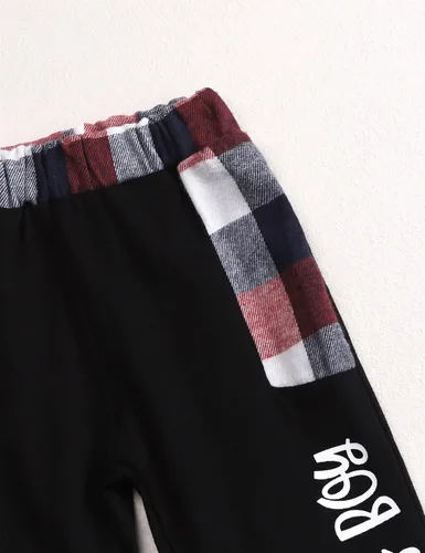 Miniatura 27 de Conjunto de ropa para bebés y niños pequeños, camisa con capucha y pantalones deportivos para otoño e invierno