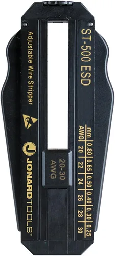 Miniatura 9 de Jonard Pelacables con precisión ajustable, 3-57/64" de longitud x 1-19/32" de altura x 19/32" de grosor, 1