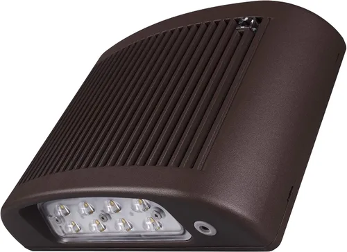 Miniatura 2 de Paquete de pared de emergencia de corte completo LED de bronce serie EOF con fotocélula 5000K (EOF1MV5KBZP)