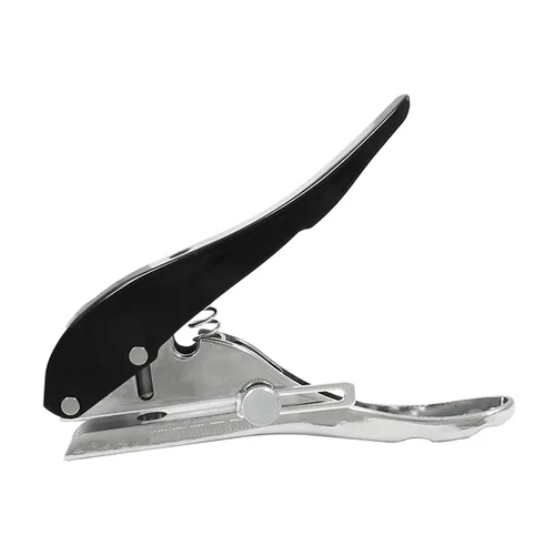 Miniatura 4 de Uenhoy Perforadora de agujero de metal de 5/16 pulgadas, 0.315 in, resistente de un solo agujero, perforadora de papel portátil para tarjetas