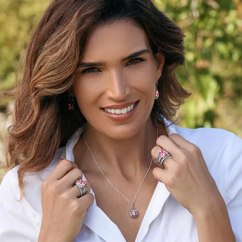 Miniatura 4 de JEAN RACHEL JEWELRY Anillo de plata de ley 925, diseño vintage con circonita cúbica en forma de cojín, hipoalergénico, sin plomo ni níquel, anillos