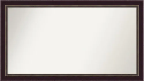 Miniatura 228 de Amanti Art Espejo de baño de bronce para sobre el fregadero, 24 x 24 pulgadas, espejo cuadrado de bronce Lara para tocador, marco de madera