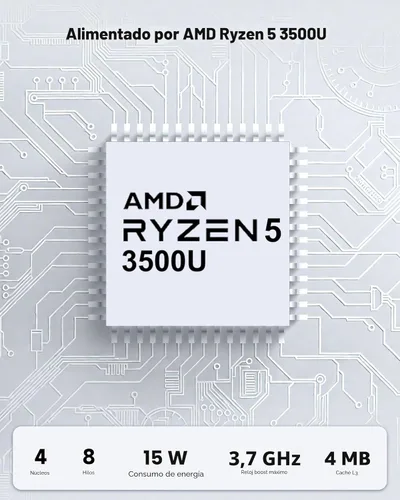 Miniatura 3 de NIMO Portátil IPS FHD de 15.6 pulgadas, 8 GB de RAM 256 GB SSD AMD Ryzen 5 (Beat i5-1135G7, 4 núcleos hasta 3.7 GHz), computadora estudiantil con 2