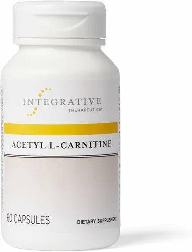 Integrative Therapeutics Acetil L-Carnitina - Apoya la función mental* - Apoya la producción de energía celular* - Vegano - 60 Cápsulas