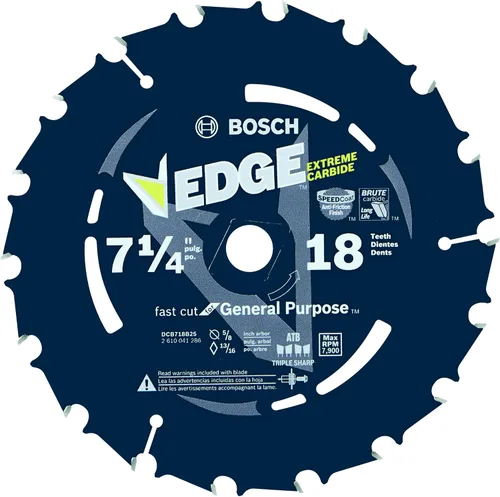 Miniatura 19 de BOSCH DCB760 - Hoja de sierra circular de 7-1/4 pulgadas con borde de 60 dientes para acabado extrafino