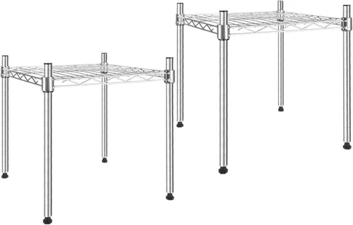 Miniatura 18 de Simple Deluxe Estantes de almacenamiento resistentes de 3 niveles, capacidad de 750 libras, 24.02 pulgadas de profundidad x 13.78 pulgadas de ancho