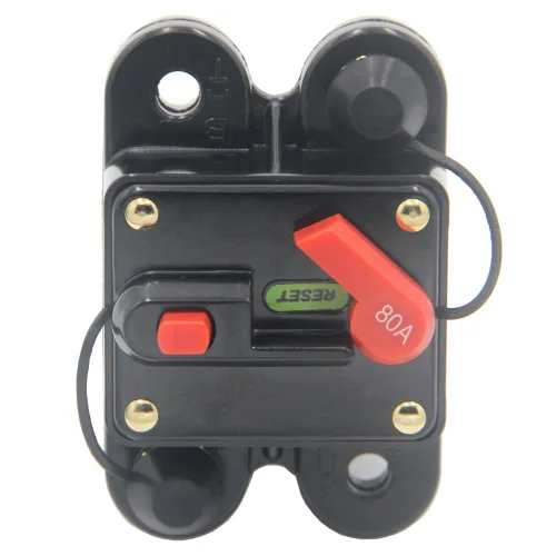 Miniatura 11 de ZOOKOTO - Interruptor de circuito para coche, bote marítimo, bici, estéreo, con interruptor de fusible en línea con reinicio manual de 12 V-24 V CC