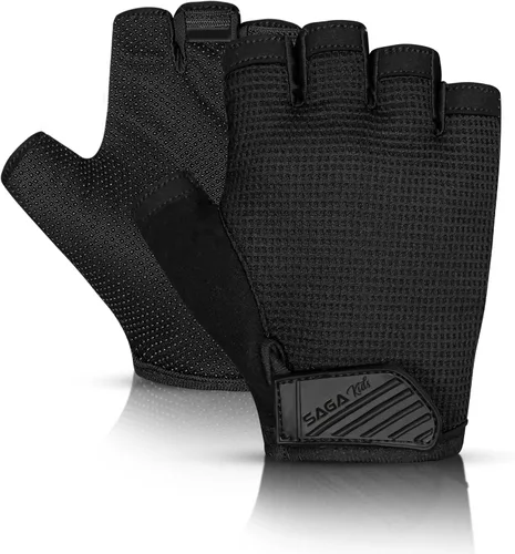 3 pares de guantes de ciclismo para niños, guantes de ciclismo antideslizantes sin dedos para niños y niñas Guantes de moto para niños